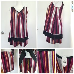 NWT Secret Treasures Tank and Boxer PJ Set